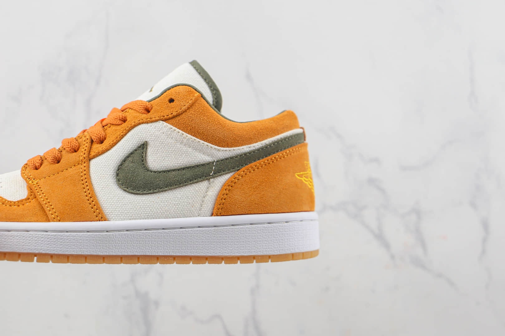 乔丹Air Jordan 1 Low SE Ceramic天花板纯原复刻低帮AJ1复古橙黄色板鞋原盒原标 货号：DH6931-102